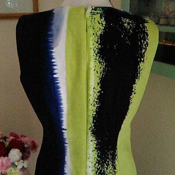 Tahari Saturated Color Pencil Sheath Dress - Picture 8 of 11